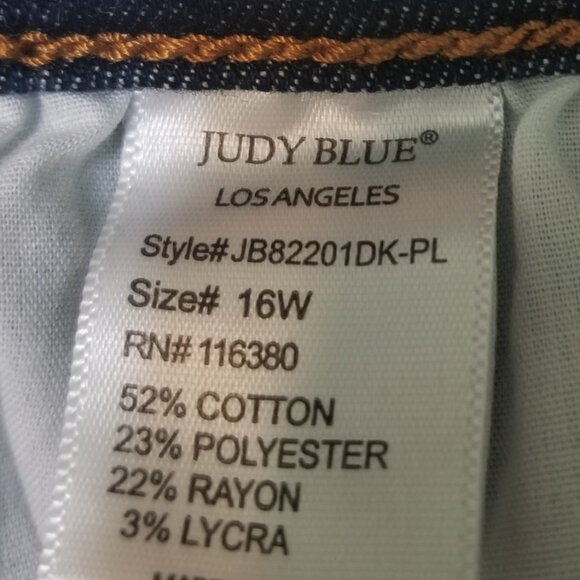 Judy Blue Jeans  16W Los Angeles Skinny Fit NWT - Picture 8 of 8